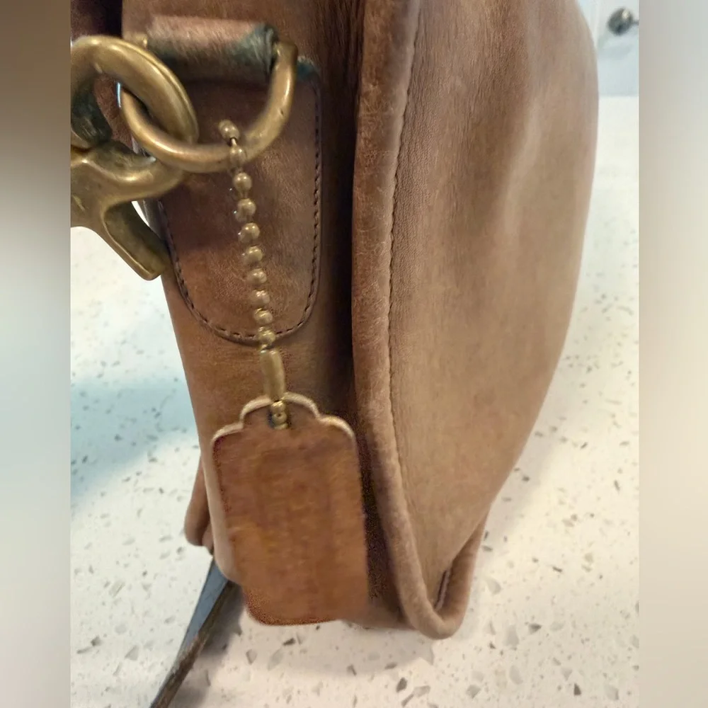 Vintage Coach Leather Bag Brown – Made in USA - Picture 5 of 16